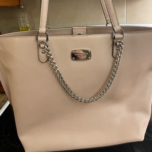 Light pink Michael Kors tote